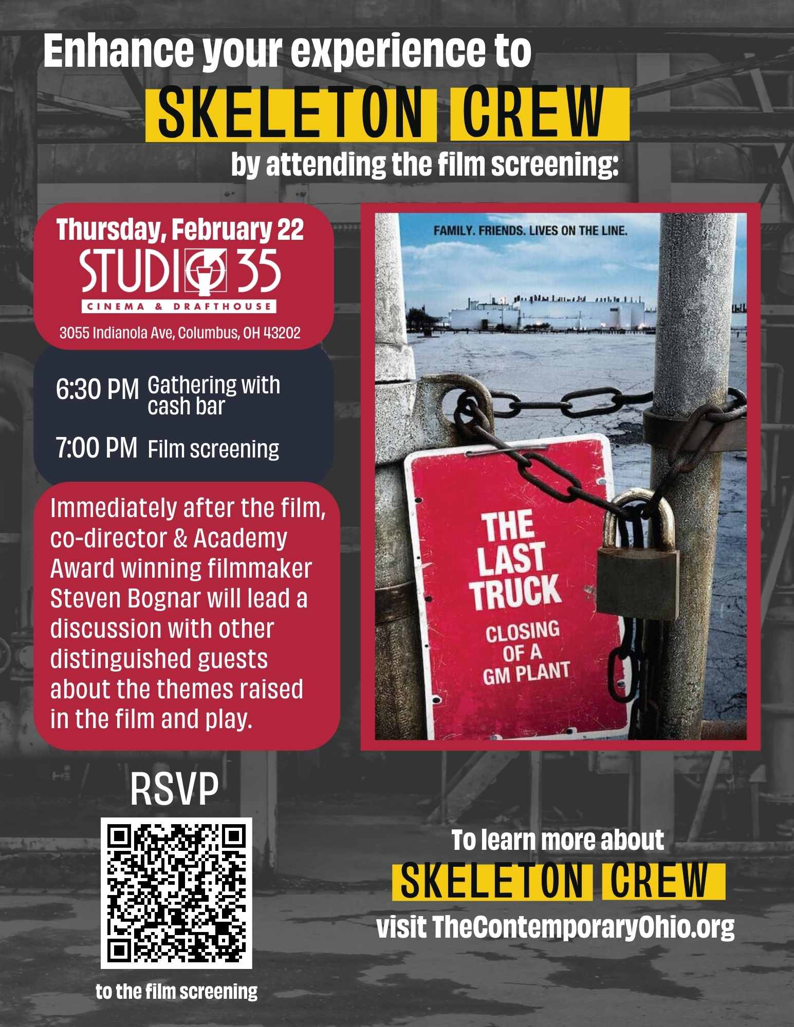 The Last Truck at Studio 35 event Flyer